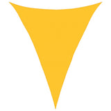 Sunshade Sail 160 g/m Triangular Yellow 5x6x6 m HDPE 311593