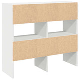 Shoe Racks 2 pcs Stackable White 89.5x30x40 cm 858840