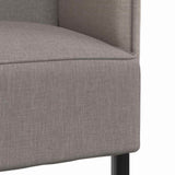 Highback Sofa Taupe 109 x 56 x 121 cm Fabric 42010838