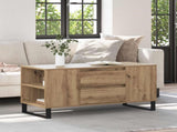 Coffee Table Artisan Oak 102 x 44.5 x 50 cm Engineered Wood 882697