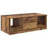 Coffee Table Old Wood 102 x 50 x 36cm Engineered Wood 880519