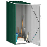 Garden Shed Green Galvanised steel Medium Durable Garden Shed 46289