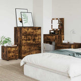 Bathroom Cabinet Smoked Oak 40.5 x 40 x 44 cm Engineered Wood 888952