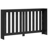 Radiator Cover Black Oak 149 x 20 x 82 cm Engineered Wood 869225