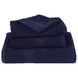 Towels "FROGN" 2 pcs Navy Blue 100x200 cm 360 gsm 136794