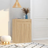 Shoe Cabinet Sonoma Oak 60x35x84 cm Engineered Wood 801074