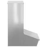 Pig Feeder Silver 55 x 38 x 76 cm Galvanised Steel 874638
