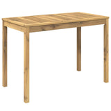 Garden Dinner Table LAREN Whitewash 108.5 x 55 x 75 cm 901712