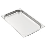 Gastronorm Containers 4 pcs GN 1/1 40 mm Stainless Steel 50879