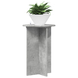 Plant Stand 2 pcs Concrete Grey 40 x 60 cm Engineered Wood 899711
