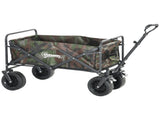 95L Folding Steel Frame Garden Trolley, with Handle - Multicolour T3398P377575