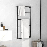 Towel Rack Black 60x10x116 cm Steel 336120