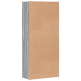 Shoe Cabinet Grey Sonoma 80x39x178 cm Engineered Wood 3276677