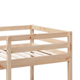 Loft Bed Frame without Mattress 90x190cm Solid Wood Pine 3308547