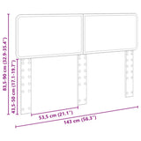 Headboard Grey Sonoma Engineered wood 888546