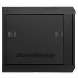 Network Cabinet with Storage Black 53 x 60 x 45 cm Steel 42017652
