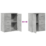 Sideboards 2 pcs Concrete Grey 60x31x70 cm Engineered Wood 3276556