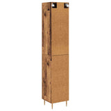 Highboard 2 pcs Old Wood Glass 3415746