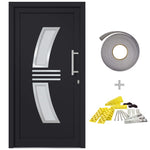 ZNTS Front Door Anthracite 98x208 cm 3057577