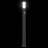 Bollard Light with Sensor&Outlet 110 cm Stainless Steel IP44 4006045