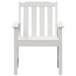 Garden Dining Chair 4 pcs White 65.5 x 55.5 x 88cm Plastic 3335795