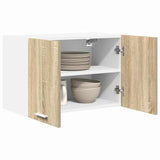 Hanging Cabinet 2 pcs Sonoma Oak and White 60 x 31 x 40 cm 884167