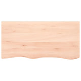Basin Shelf Wall Mounted Steel and Solid Wood Oak 3302601