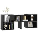 TV Cabinet High Gloss Black 104x30x52 cm Engineered Wood 808357
