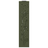 Solar LED Pathway Light 2 pcs Olive Green Cold Rolled Steel 879775