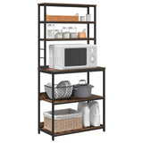 Kitchen Shelf Smoked Oak 80 x 40 x 168 cm Engineered Wood 883888