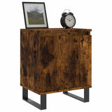 Bedside Cabinets 2 pcs Smoked Oak 40x30x50 cm Engineered Wood 826855