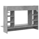 Wall-Mounted Desk Concrete Grey 105x48x75 cm Engineered Wood 847971