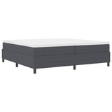 Platform Bed Frame Dark Grey 200 x 200 cm Fabric 3337428