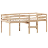 High Sleeper Bed without Mattress 80x200 cm Solid Wood Pine 3282135