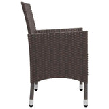 Garden Dining Set Brown, Cream White 3095862