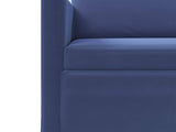 Sofa Set 2 pcs Police Blue Velvet 3433228
