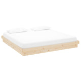 Bed Frame without Mattress Solid Wood 200x200 cm 819927