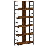 Bookshelf Smoked Oak 78.5x33x188.5 cm Engineered Wood 835261
