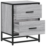 Bedside Cabinets 2 pcs Grey Sonoma 40x31x50 cm Engineered Wood 848681