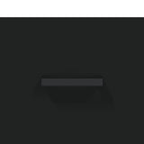 Shoe Cabinet Black 30x35x105 cm Engineered Wood 829677