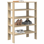 ZNTS Shoe Rack Sonoma Oak 61x32x87.5 cm Engineered Wood 859853