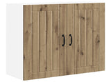 Wall Cabinet LUCCA Artisan Oak 80 x 31 x 80 cm Engineered Wood 885064