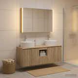 Bathroom Cabinet Set 4 pcs Sonoma Oak Engineered Wood 3406465