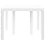 Garden Table White 150 x 100 x 73 cm Poly Rattan 871686