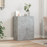 File Cabinet Concrete Grey 60x32x77.5 cm Engineered Wood 840768