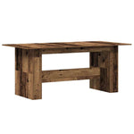 ZNTS Dining Table Old Wood 180x90x76 cm Engineered Wood 855844