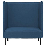 Highback Sofa Blue 109 x 56 x 121 cm Fabric 42010840