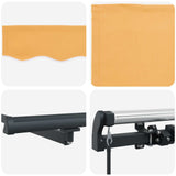 Retractable Awning Sand 400 x 300 cm Fabric 3426040