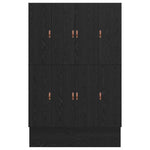 Storage Bed Frame with Drawer Black oak 236.5 x 150 x 31.5 cm 3335646