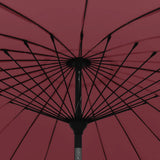 Garden Parasol with Aluminium Pole 270 cm Bordeaux Red 47308